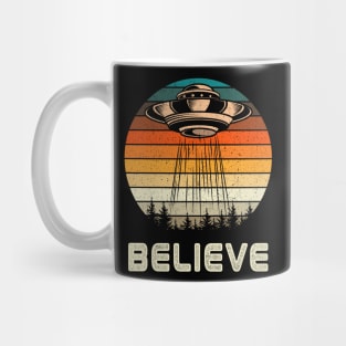 Believe UFo Alien Gift Mug